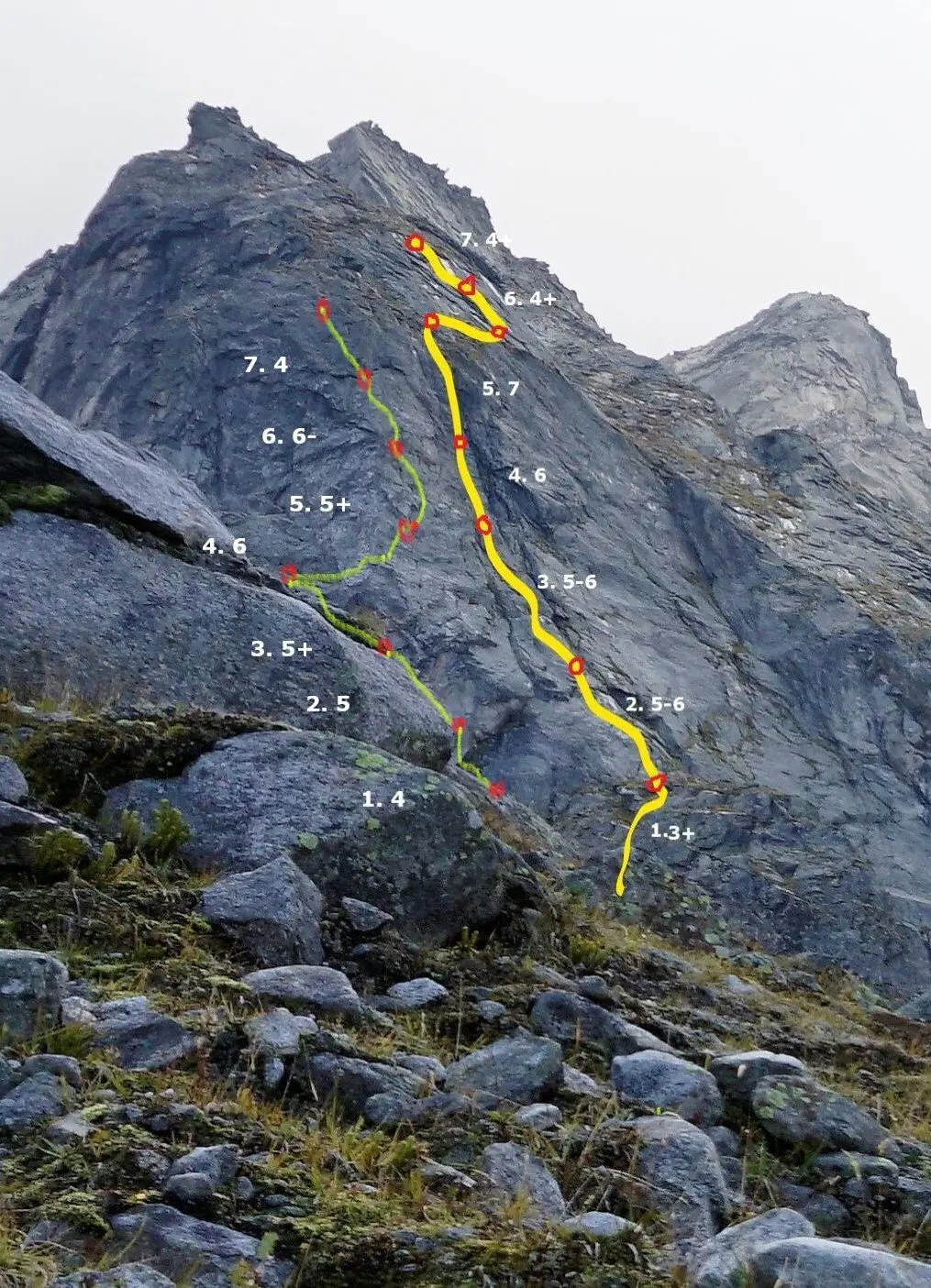 Grüne Wand Platte - Pfeiler | © Sektion Kassel