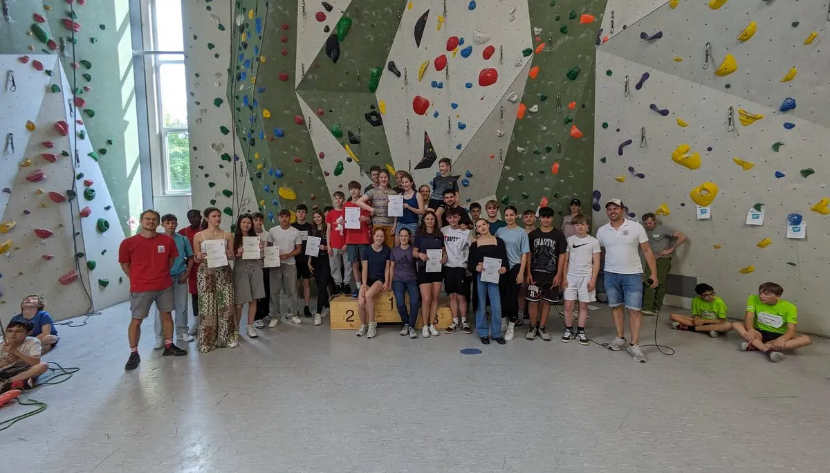 Hessisches DAV-Landesfinale Klettern für Schulmannschaften 2023/2024 | © Sektion Kassel