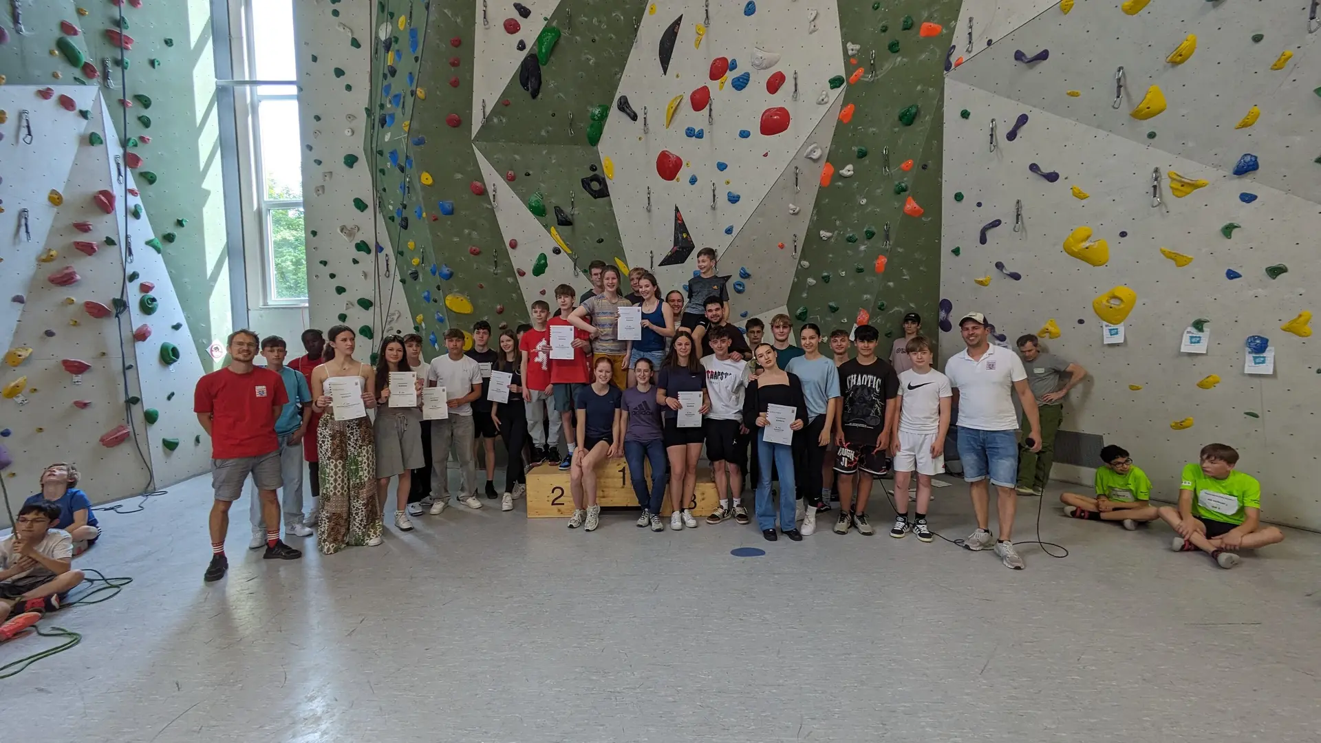 Hessisches DAV-Landesfinale Klettern für Schulmannschaften 2023/2024 | © Sektion Kassel