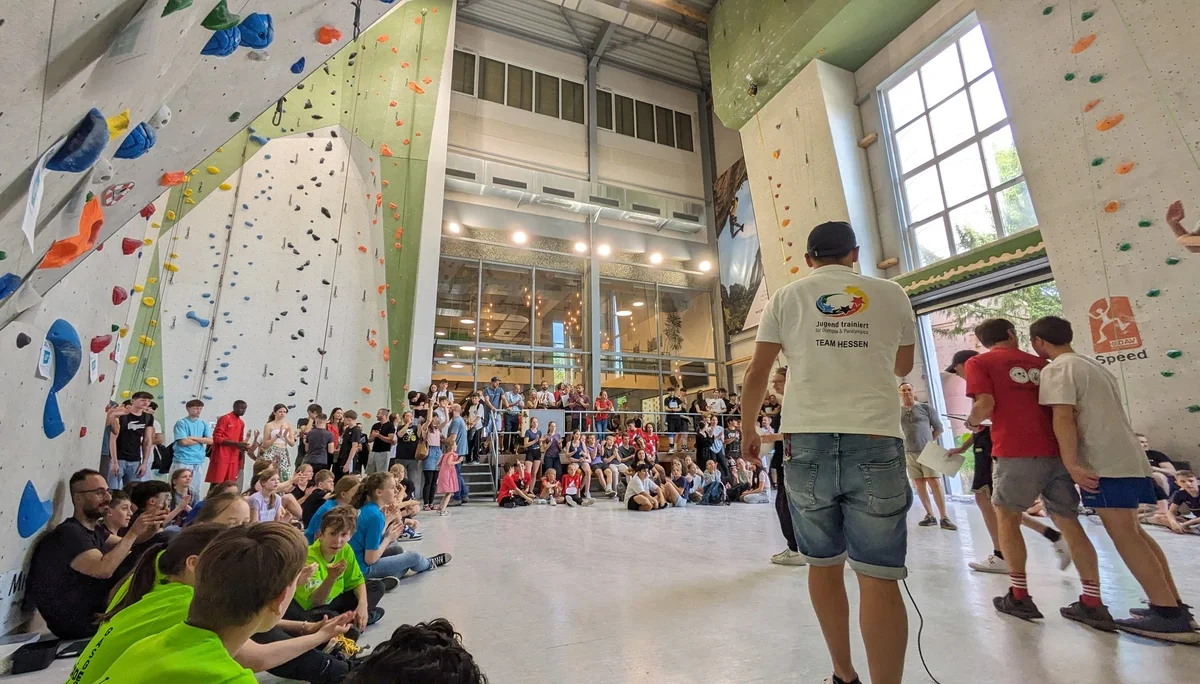 Hessisches DAV-Landesfinale Klettern für Schulmannschaften 2023/2024 | © Sektion Kassel