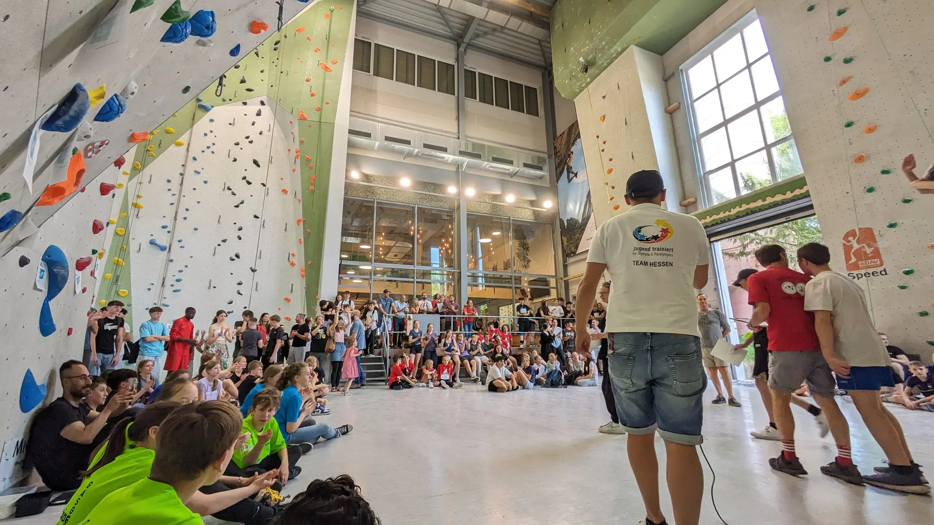 Hessisches DAV-Landesfinale Klettern für Schulmannschaften 2023/2024 | © Sektion Kassel