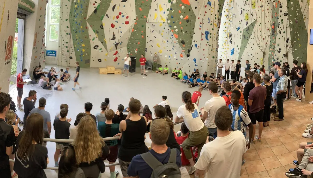 Hessisches DAV-Landesfinale Klettern für Schulmannschaften 2023/2024 | © Sektion Kassel