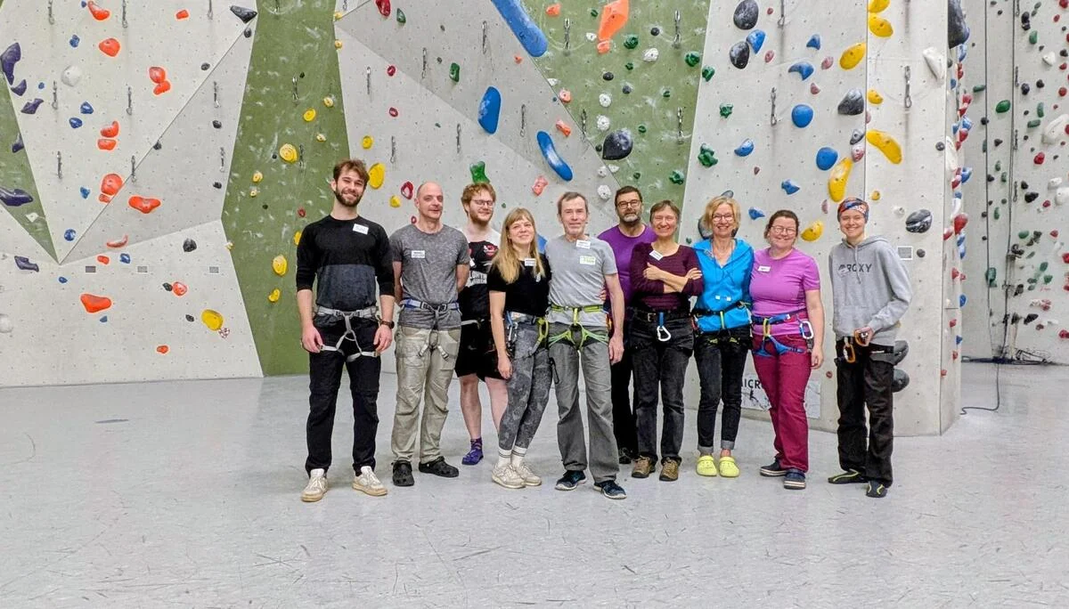 Helfer inklusiver Klettertreff November | © Sektion Kassel