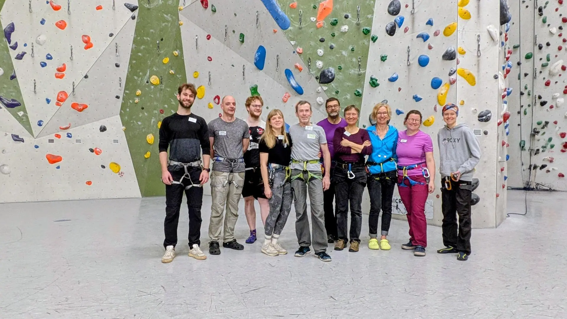 Helfer inklusiver Klettertreff November | © Sektion Kassel