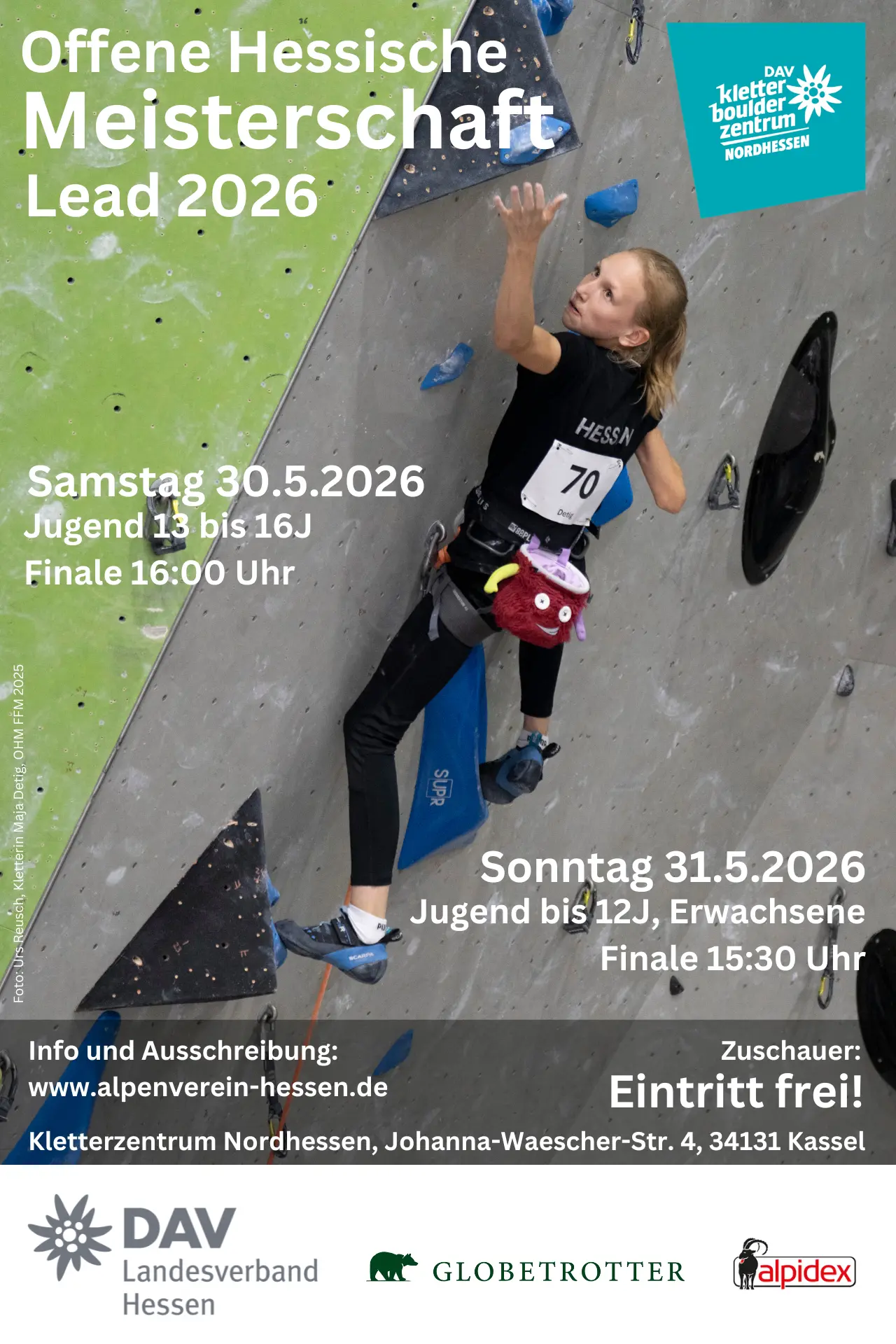 Hessische Meisterschaft Lead 2026 | © Sektion Kassel